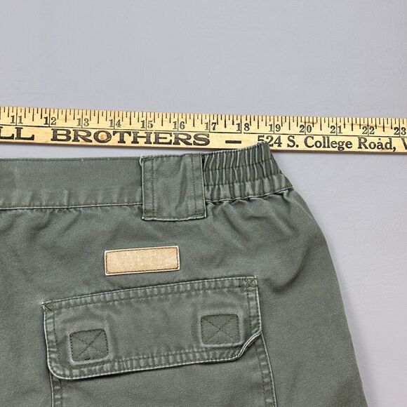 Cabelas Trail Hiker Pants Mens 40 38x29 Green Double Knee Hunting Outdoor Y2K - Picture 12 of 13